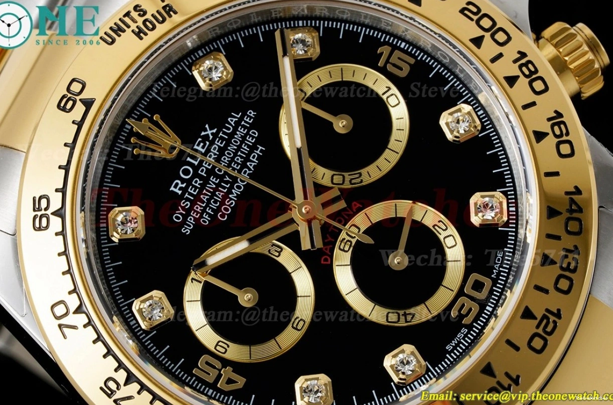 YG Black Dial Daytona 904L SA4130 116503 YG V2 BTF 0412